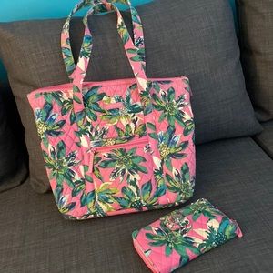 Vera Bradley purse and matching wallet